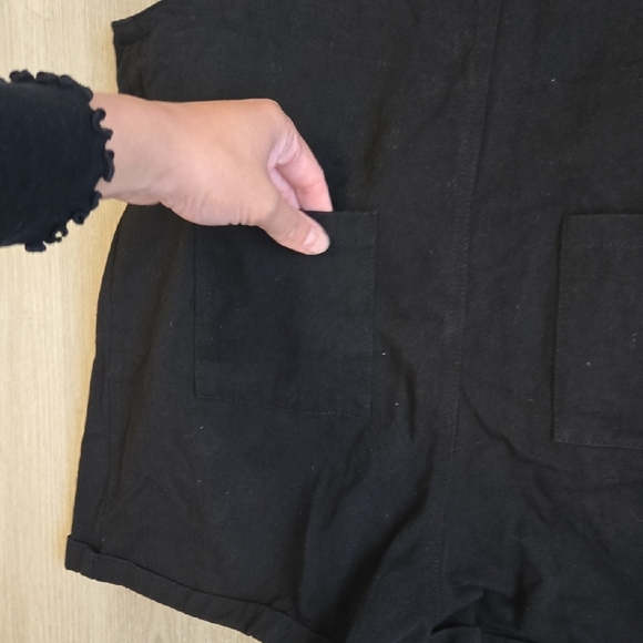 Black Overalls with Buckle Straps - Picture 8 of 8